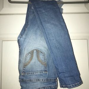 Hollister ripped skinny jeans